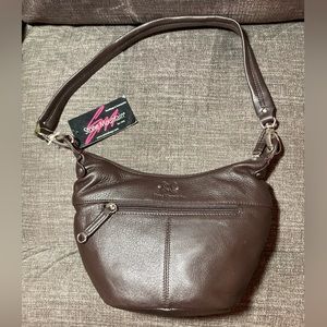 Brown leather Stone Mountain purse NWT